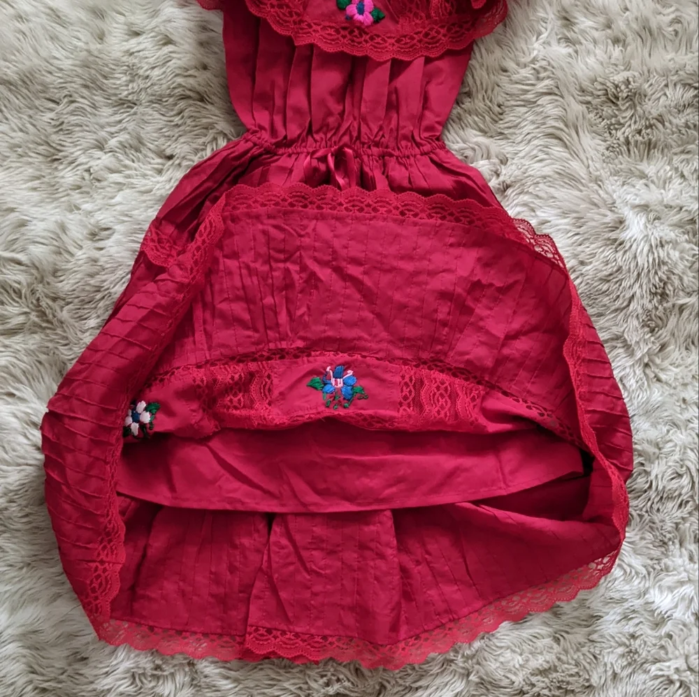 Vintage red dress - Picture 6 of 8